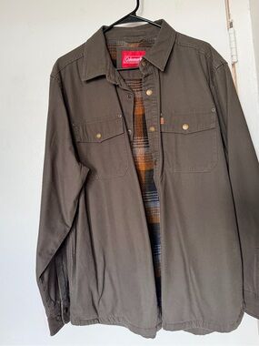 Coleman Men's Olive Green Utility Jacket